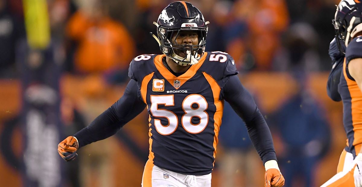 Von Miller Texas A&M UnsignedSenior Bowl Jersey Action Photo