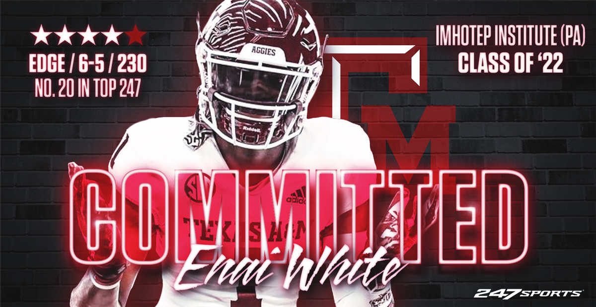 RECRUITING: Four-star DL Enai White signs with Texas A&M Aggies - Good Bull  Hunting