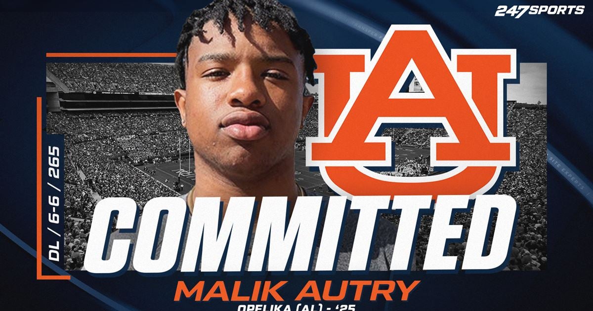 Auburn picks up first 2025 commitment in 2025 DL Malik Autry