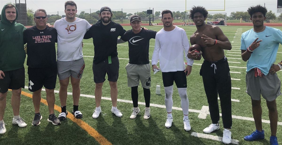 Former Lake Travis High School Quarterback, Baker Mayfield, leads the  Cleveland Browns on Monday Night Football