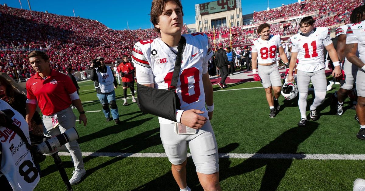 Ohio State QB Julian Sayin's injury potentially tilts Halloween matchup with USC