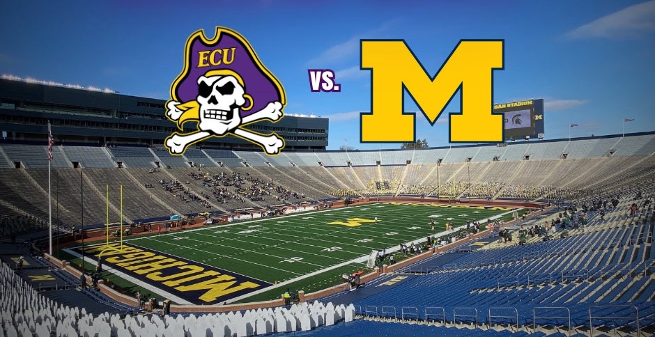 ECU-Michigan season-opening football game on Peacock; three other dates  released