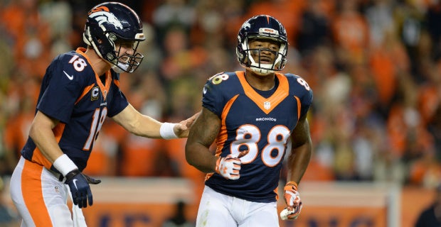 Denver Broncos WR Demaryius Thomas sits out vs. Chicago Bears