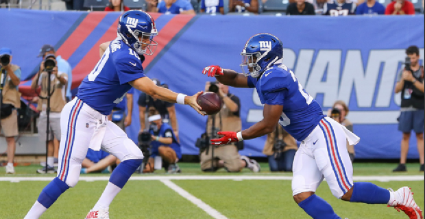 Report: Saquon Barkley tweaks his hamstring, 'he is fine'