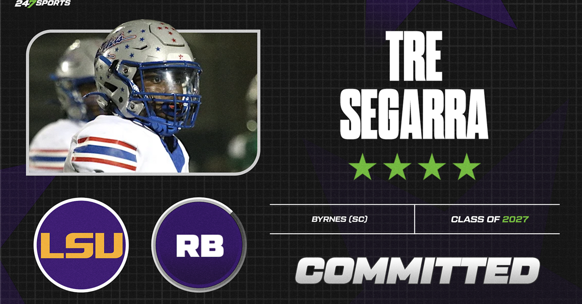 Top247 RB Tre Segarra commits to LSU over Tennessee, South Carolina