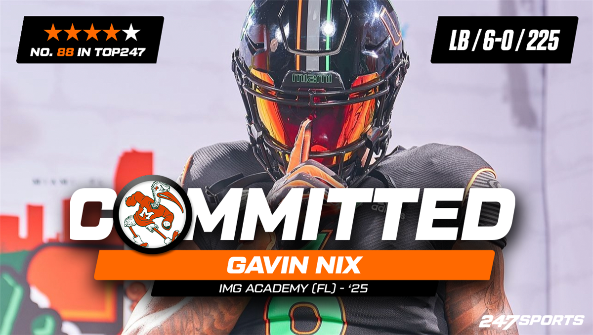 Top247 LB Gavin Nix breaks down his decision to commit to Miami