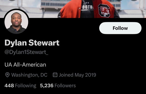 Dylan Stewart’s Twitter profile pic
