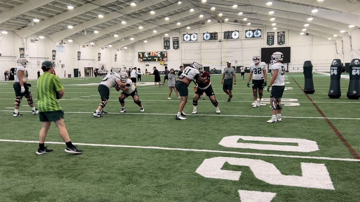 WATCH Practice clips from Michigan State's 12th session of training camp