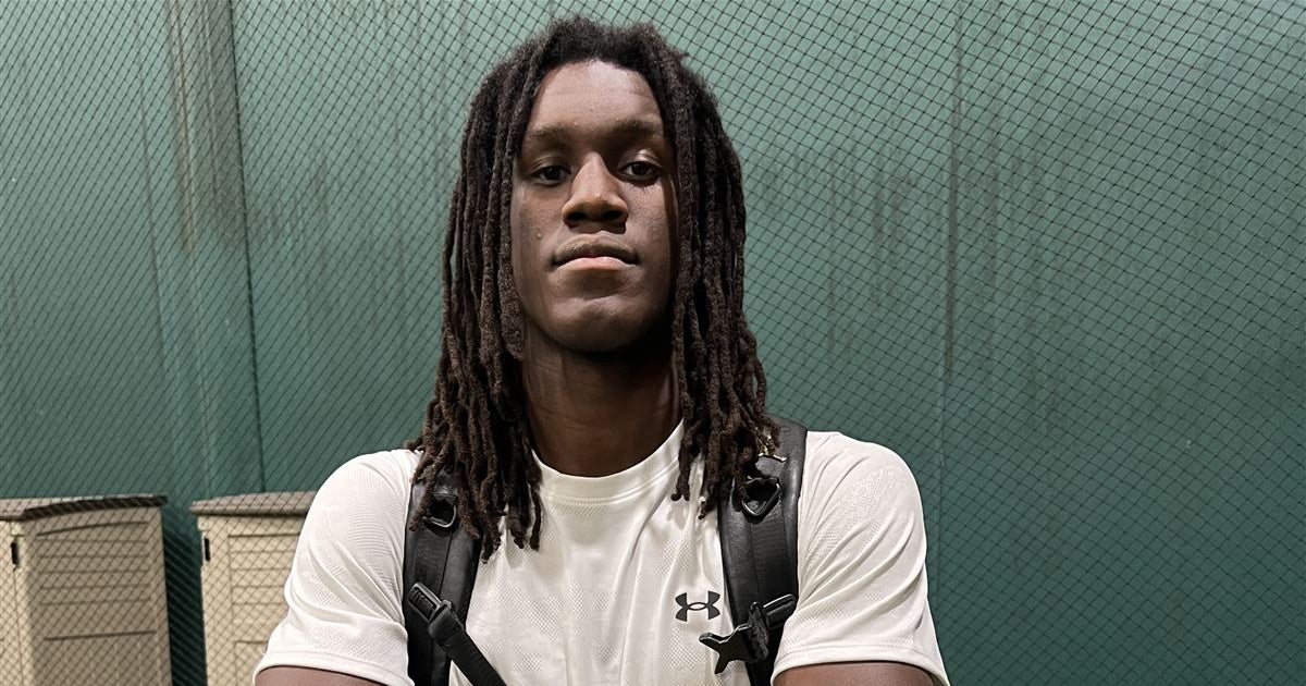 Camp highlights of fourstar 2024 wide receiver Chanz Wiggins