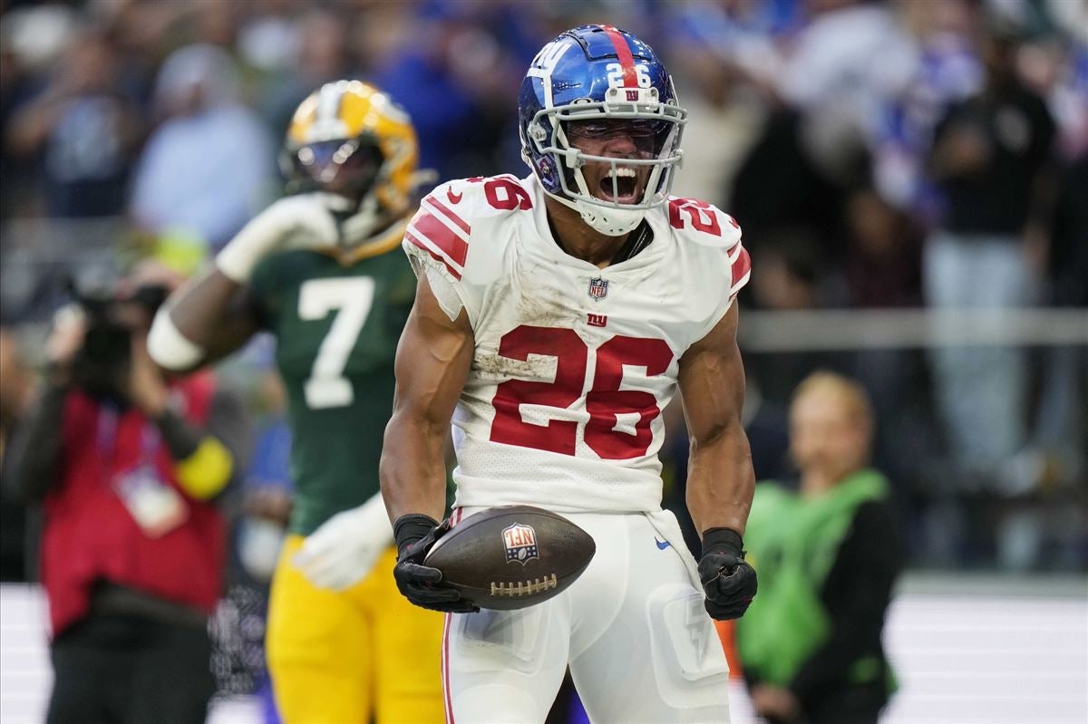 Saquon Barkley's future with the Giants is still murky