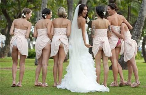 Babes At A Wedding Ceremony