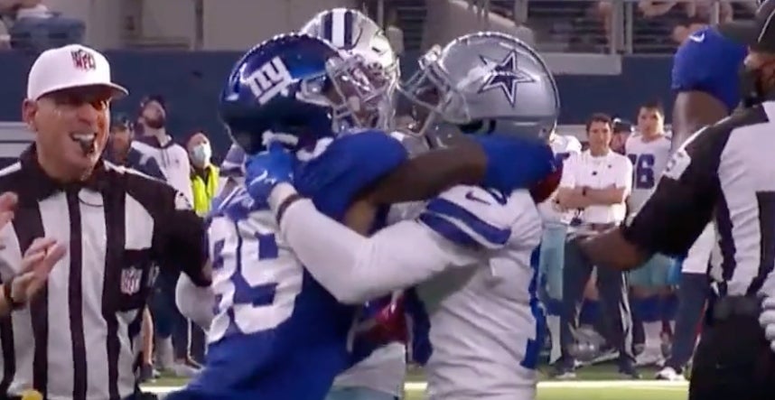 Look: Kadarius Toney throws punch vs. Cowboys, gets ejected