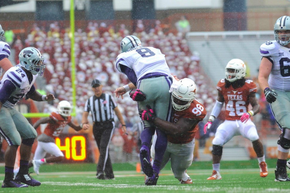 Texas defensive tackle Hassan Ridgeway will skip final season