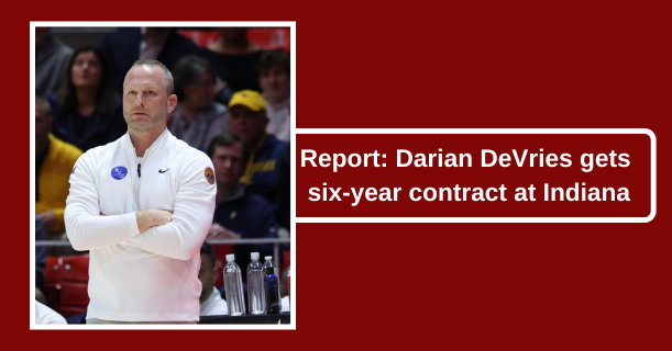 Report: New Indiana head coach Darian DeVries gets six-year contract ...