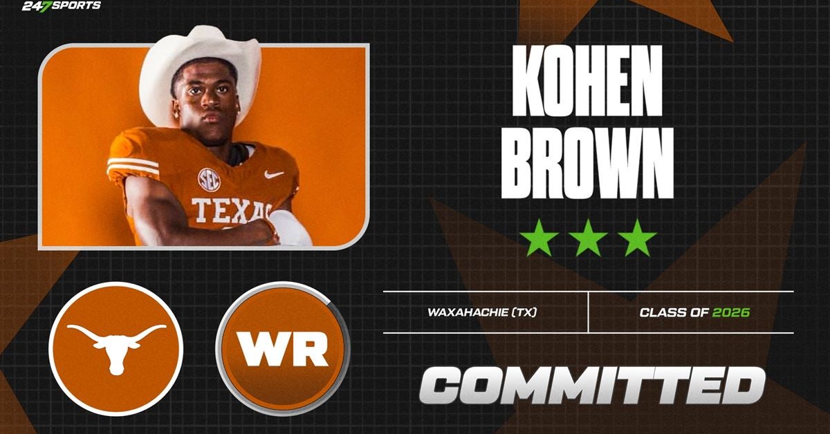 In-state WR Kohen Brown commits to Texas