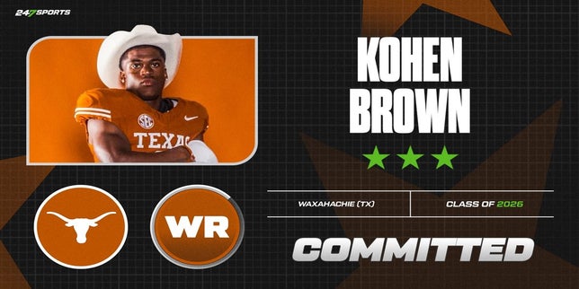 In-state WR Kohen Brown commits to Texas