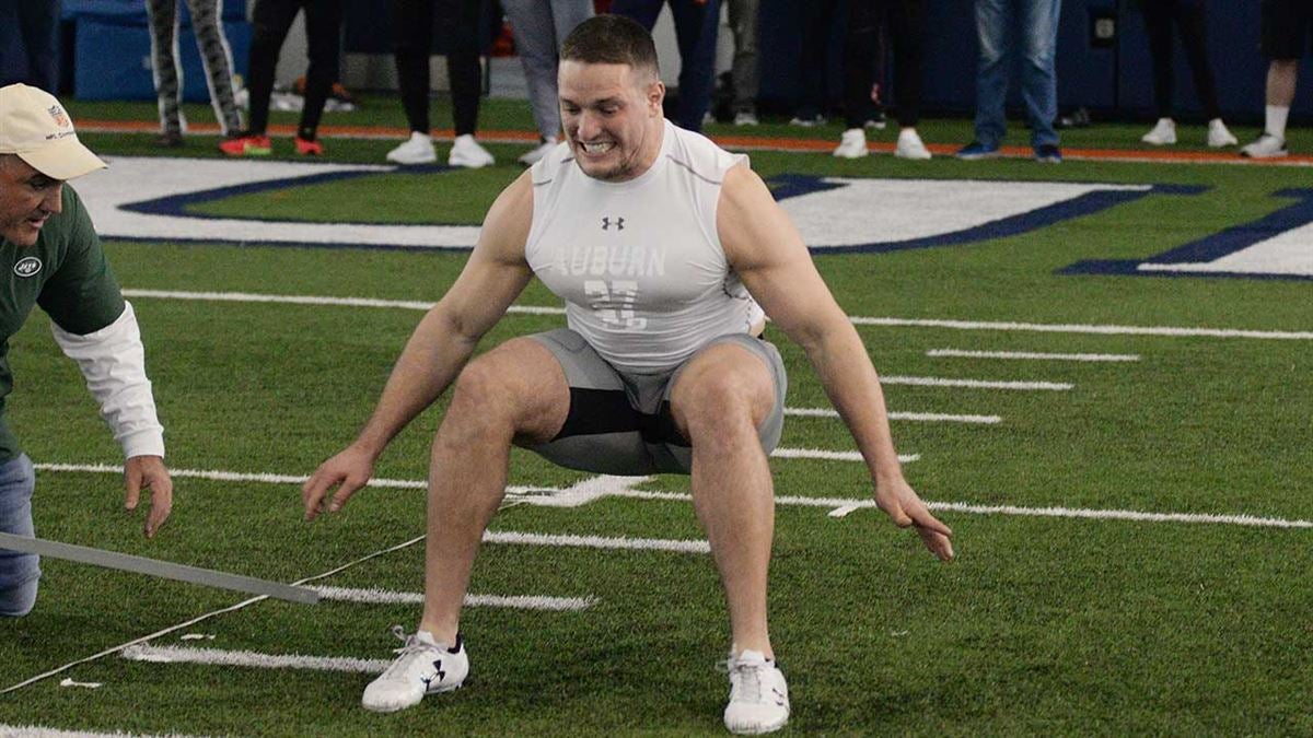 Auburn Pro Day heights weights 40 yard dash times more