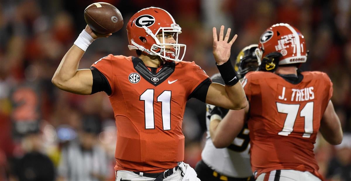 Greyson Lambert Georgia Bulldogs #11 (No Name) NCAA Jersey - Red