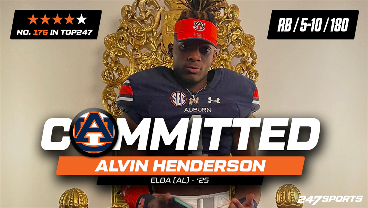 4-star RB Alvin Henderson Flips From Penn State To Auburn