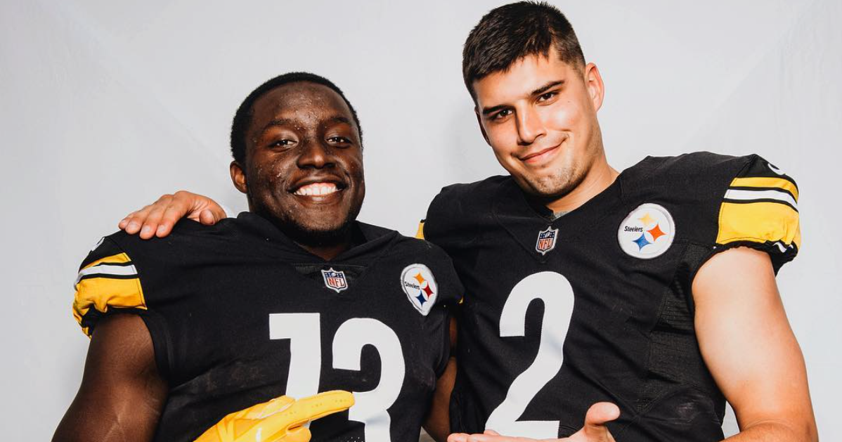 Mason Rudolph stands up for James Washington