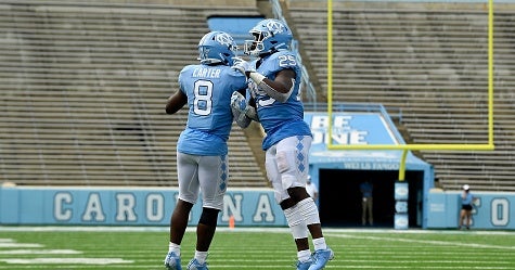 Mack Brown compares UNC RBs Javonte Williams, Michael Carter to USC's Reggie Bush, LenDale White