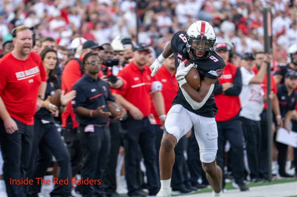 Hot] Buy New Jerand Bradley Jersey #9 Texas Tech Throwback Red