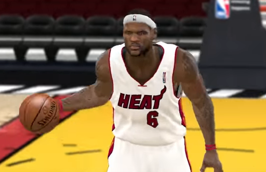 nba 2k10 lebron james