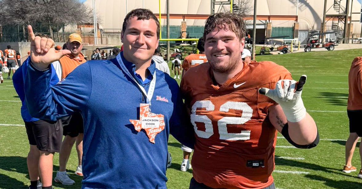 Jackson Cook Texas legacy, Westlake IOL Jackson Cook commits to the Longhorns