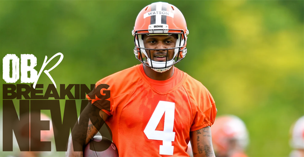 Updated with NFL statement) Browns Deshaun Watson Suspended for 6 Games;  Settles 3 of 4 Pending Lawsuits Left