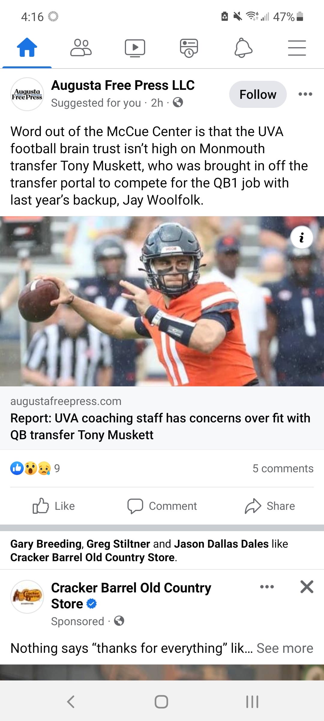 Uh Oh, trouble brewing for the defending national chumps