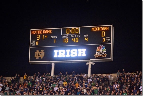 Image result for notre dame michigan 2014