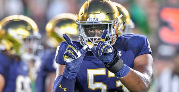 For Notre Dame S Defensive Line The Chip Is Nothing New