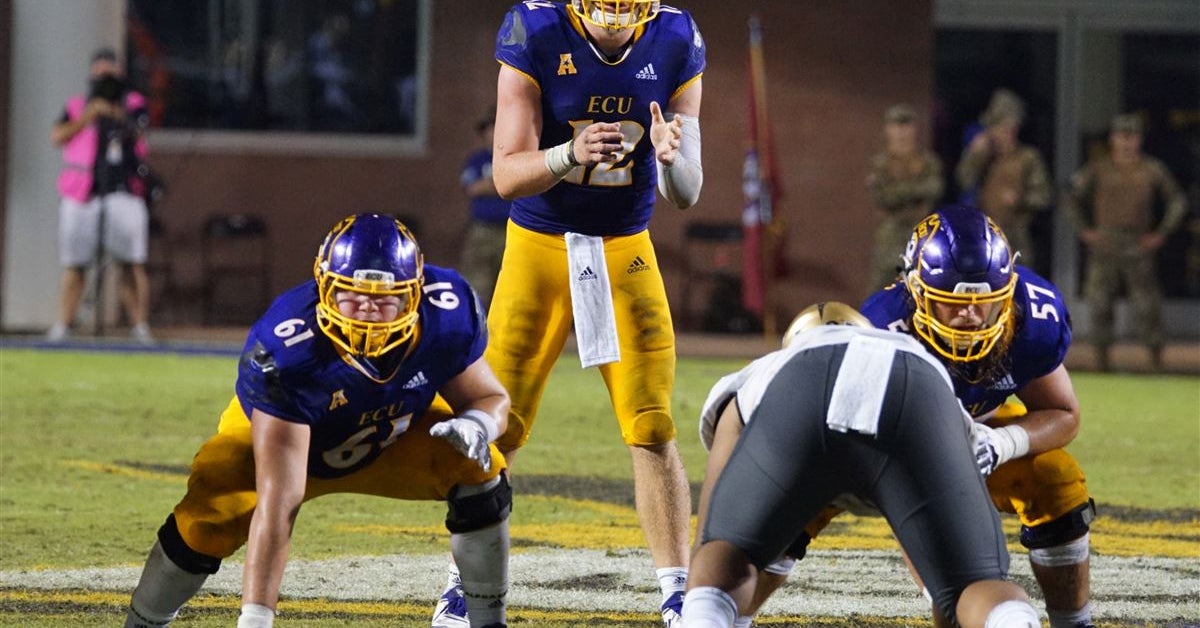 ECU releases depth chart for Memphis game