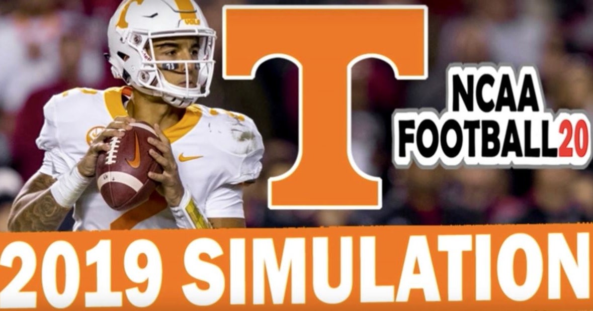Simulating Tennessee S Season With Ncaa Football Video Game