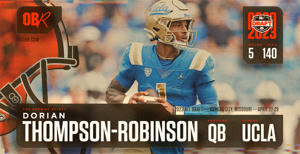 Round 5 - Pick 6: Dorian Thompson-Robinson, QB, UCLA (Cleveland Browns) : r/ nfl