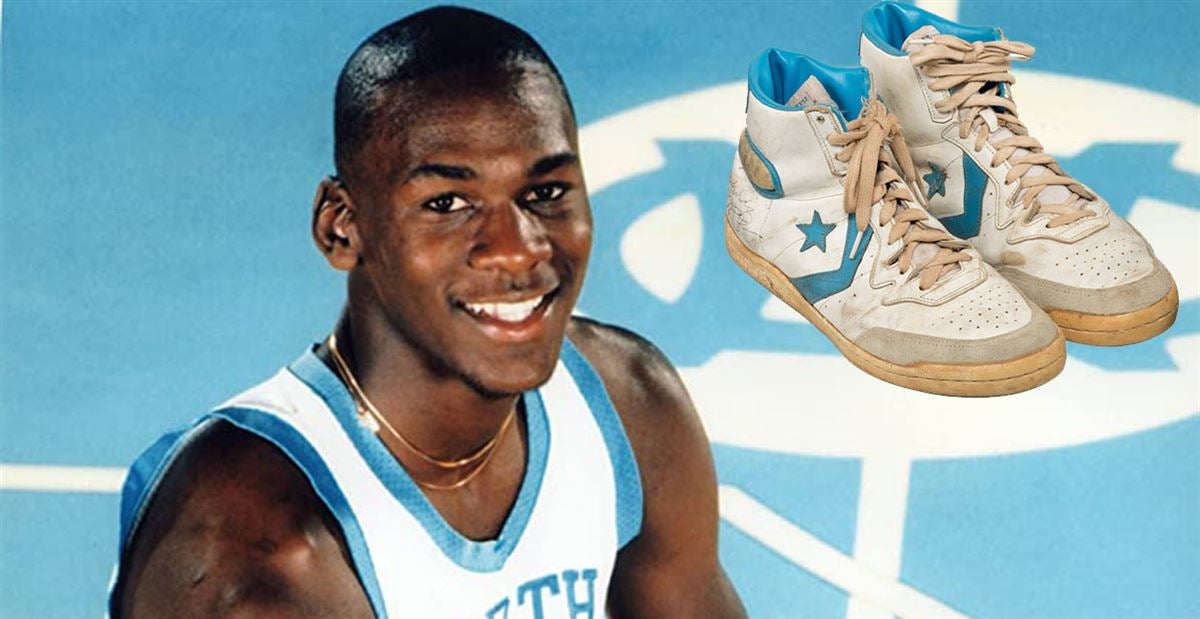 Michael Jordan Game Worn College Shoes At Auction To Benefit Carolina ...