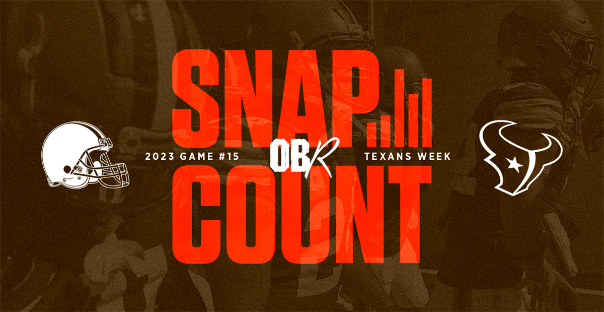 What We Learned From The Cleveland Browns Snap Counts vs Houston Texans