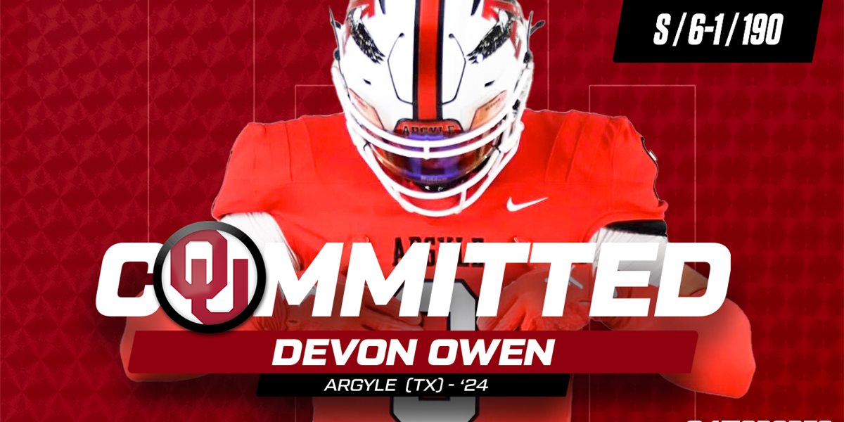 Oklahoma lands 2024 safety Devon Owen as PWO commit