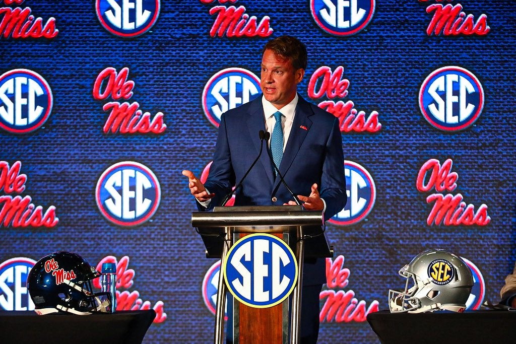 sec media days everything lane kiffin said from the main stage in hoover