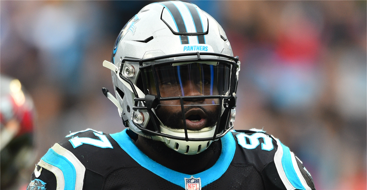 Carolina Panthers defensive end Marquis Haynes walks off the field after  the second half of an NFL football game against the New York Jets Sunday,  Sept. 12, 2021, in Charlotte, N.C. (AP