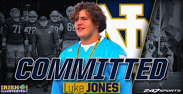 BREAKING: OL Luke Jones commits to Notre Dame