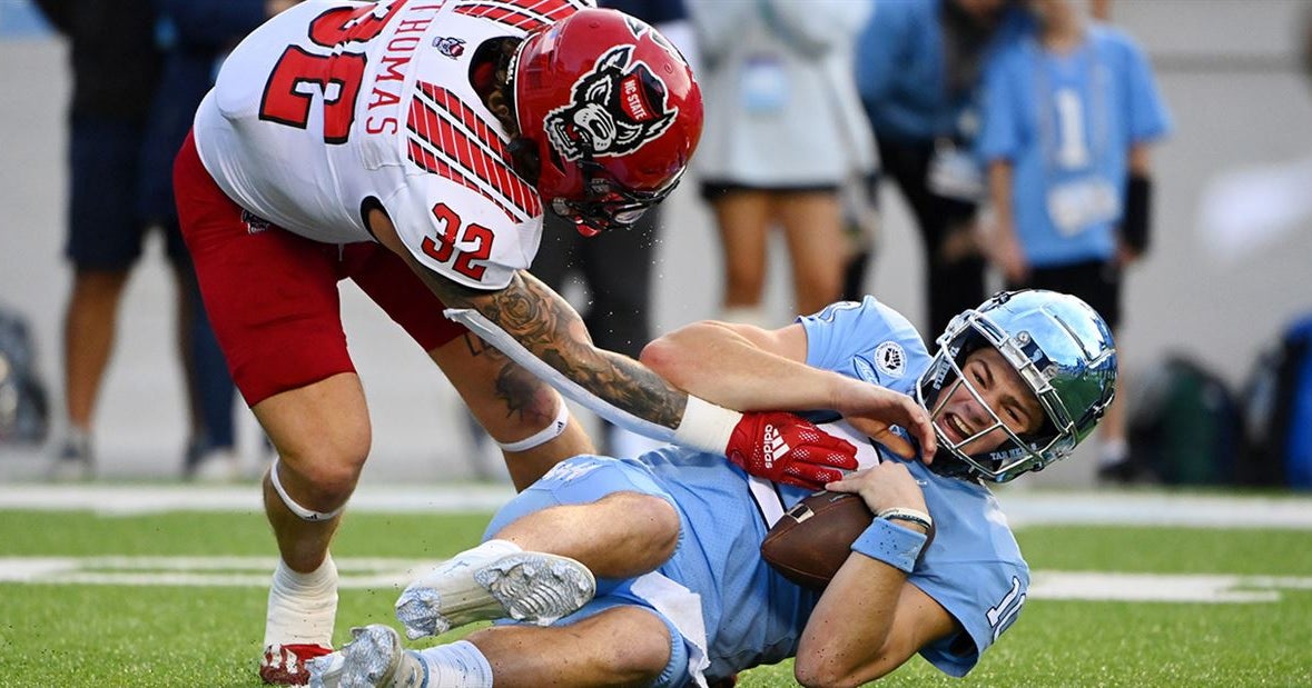 UNC Football Loses Double-Overtime Thriller to N.C. State
