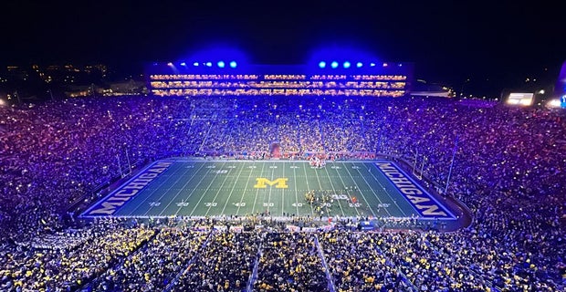 Watch: Michigan Stadium sings Mr. Brightside under the lights at the ...