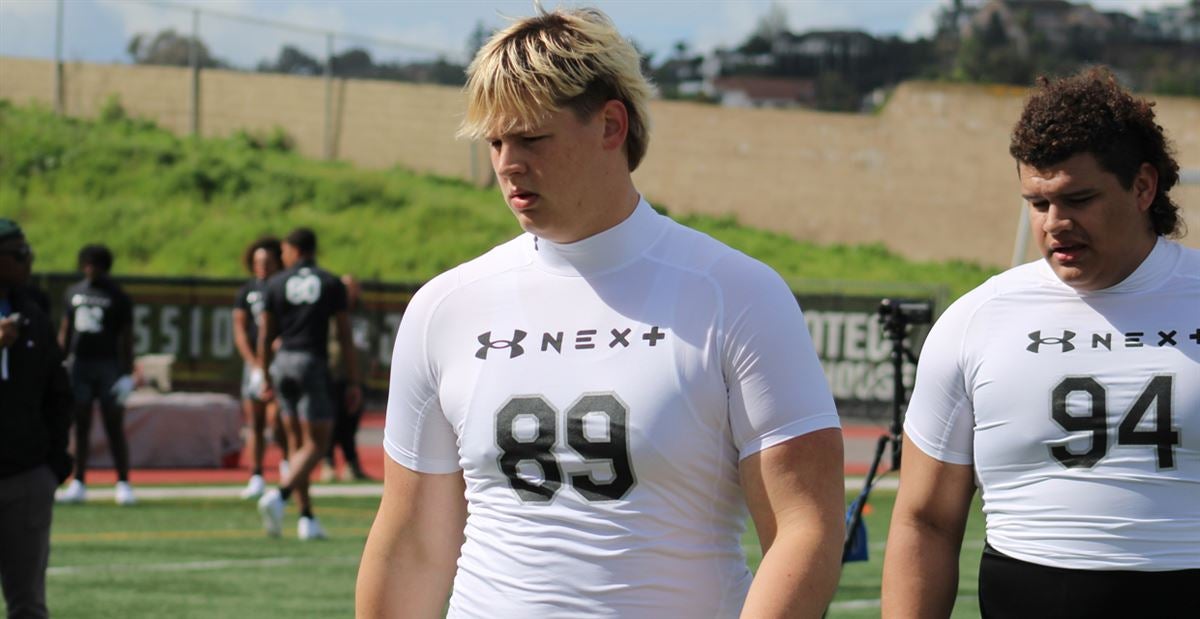 Video: UCLA OL Target Garrison Blank at the Under Armour Camp