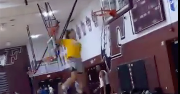 UNC Commit Seth Trimble Elevates for Insane Between-the-Legs Dunk