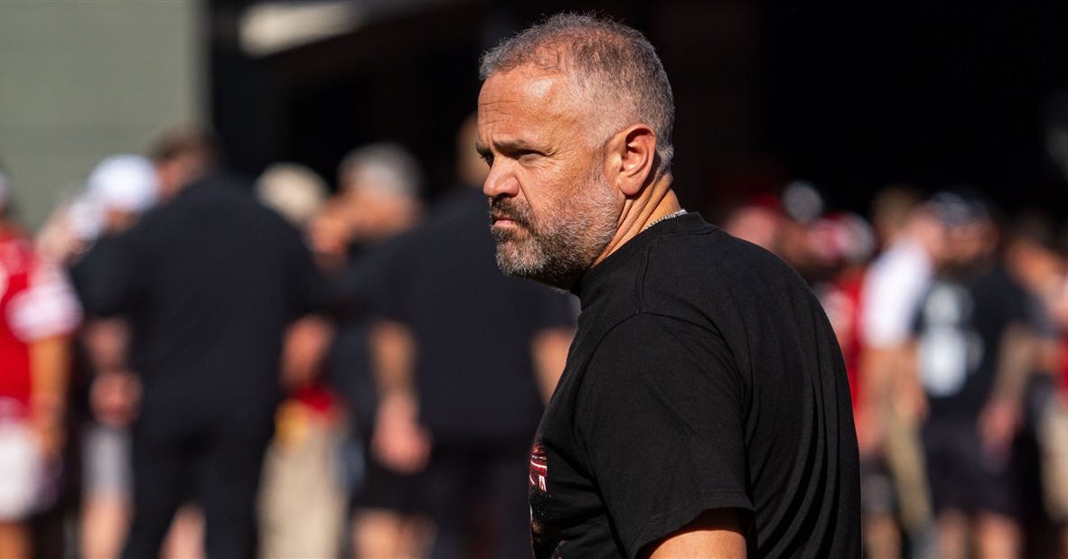 Nebraska head coach Matt Rhule addresses Penn State job opening