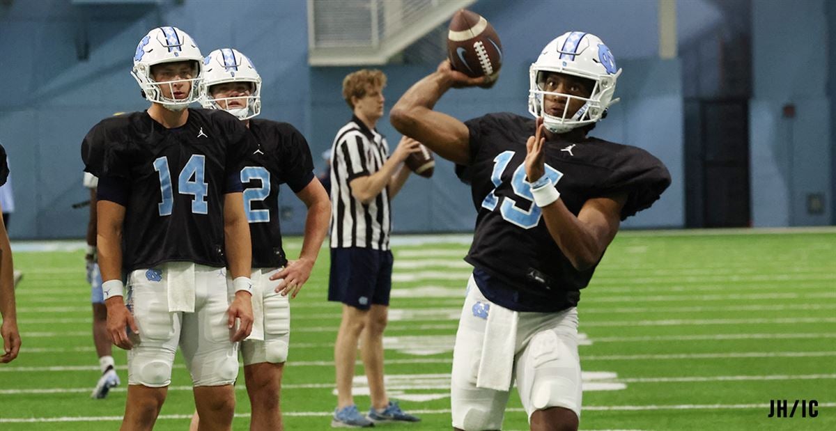 Chip Lindsey, UNC Assessing QBs Max Johnson, Conner Harrell As Spring Game Nears