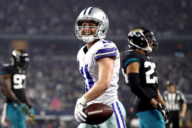 Josh Allen reacts to Cole Beasley reunion