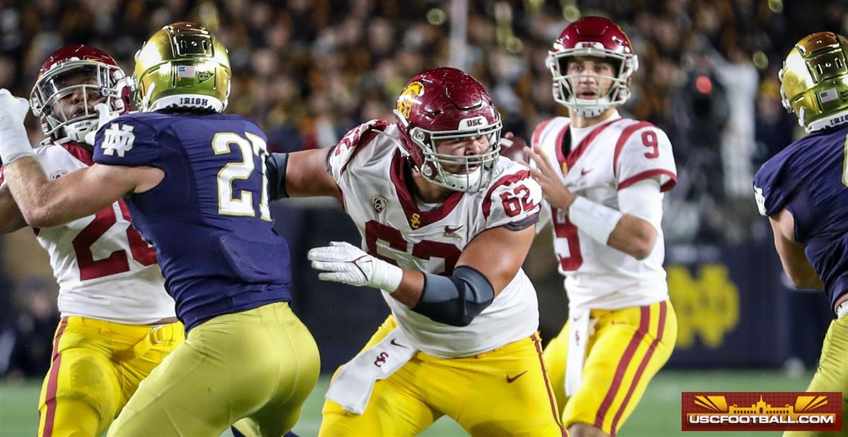 Brett Neilon says it's almost like USC's offense is "allergic to the end zone"