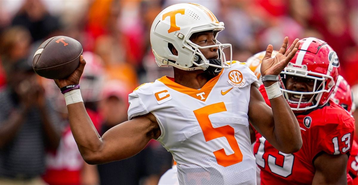 Updated Heisman trophy odds: Tennessee QB Hendon Hooker surging